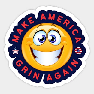 MAGA Make America Grin Again! Sticker